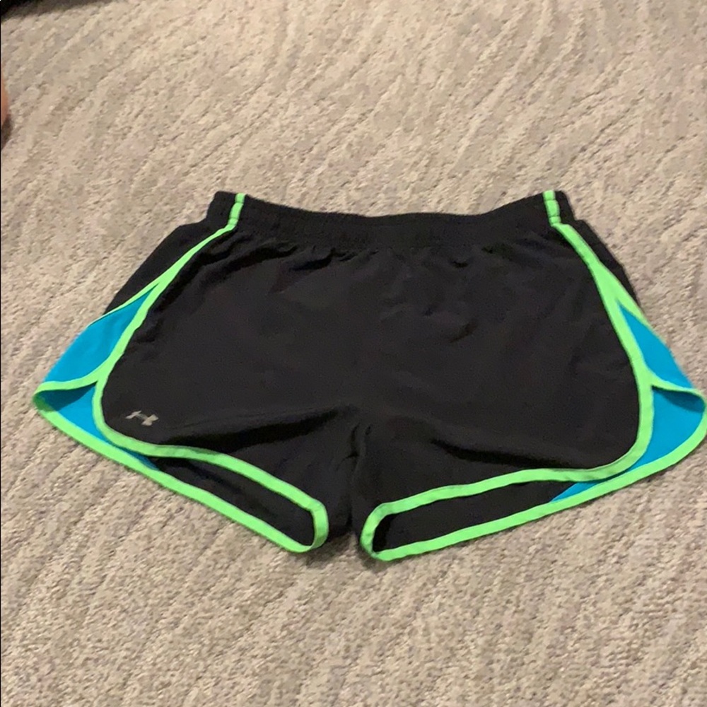 Black Under Armour running shorts
